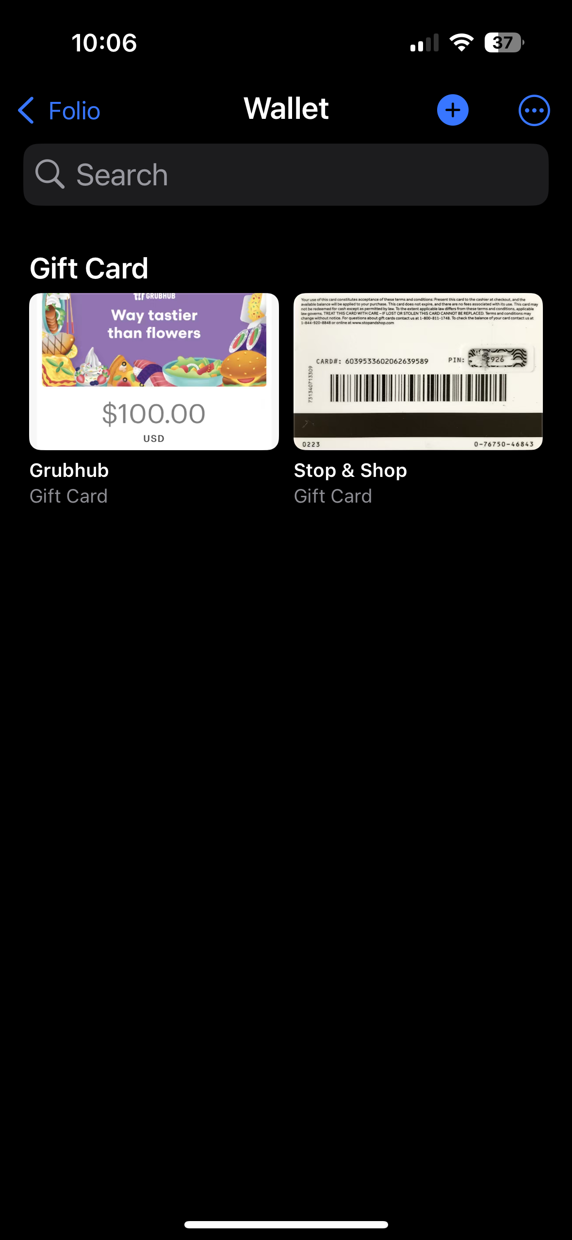Folio Digital Wallet